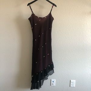 COPY - Vintage Mesh Floral Dress